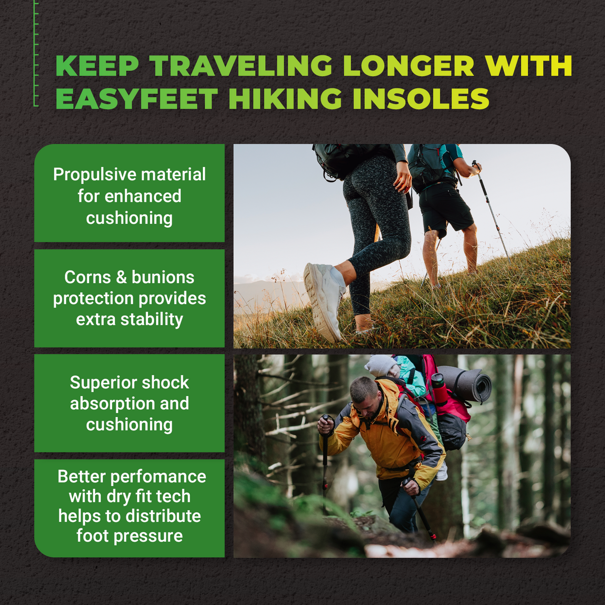 Hiking Lime Kinergy